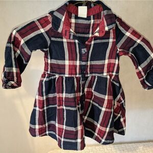 H&M 9-12 mo Plaid Dress